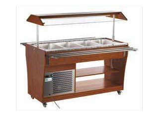 gekoeld buffet.tttjpg.jpg Gekoeld buffet 4 x 1/1 gastronorm bak - 220 V - 170 W
